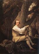 Jacob More Self-Portrait Painting in the Woods oil painting reproduction
